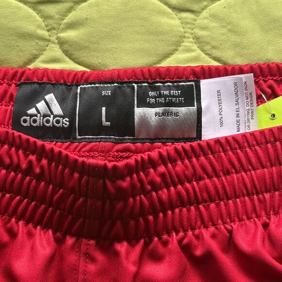 NEW NC State Wolfpack Adidas Men's Red Basketball Shorts Large - Picture 4 of 5